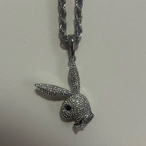 Playboy crystal necklace